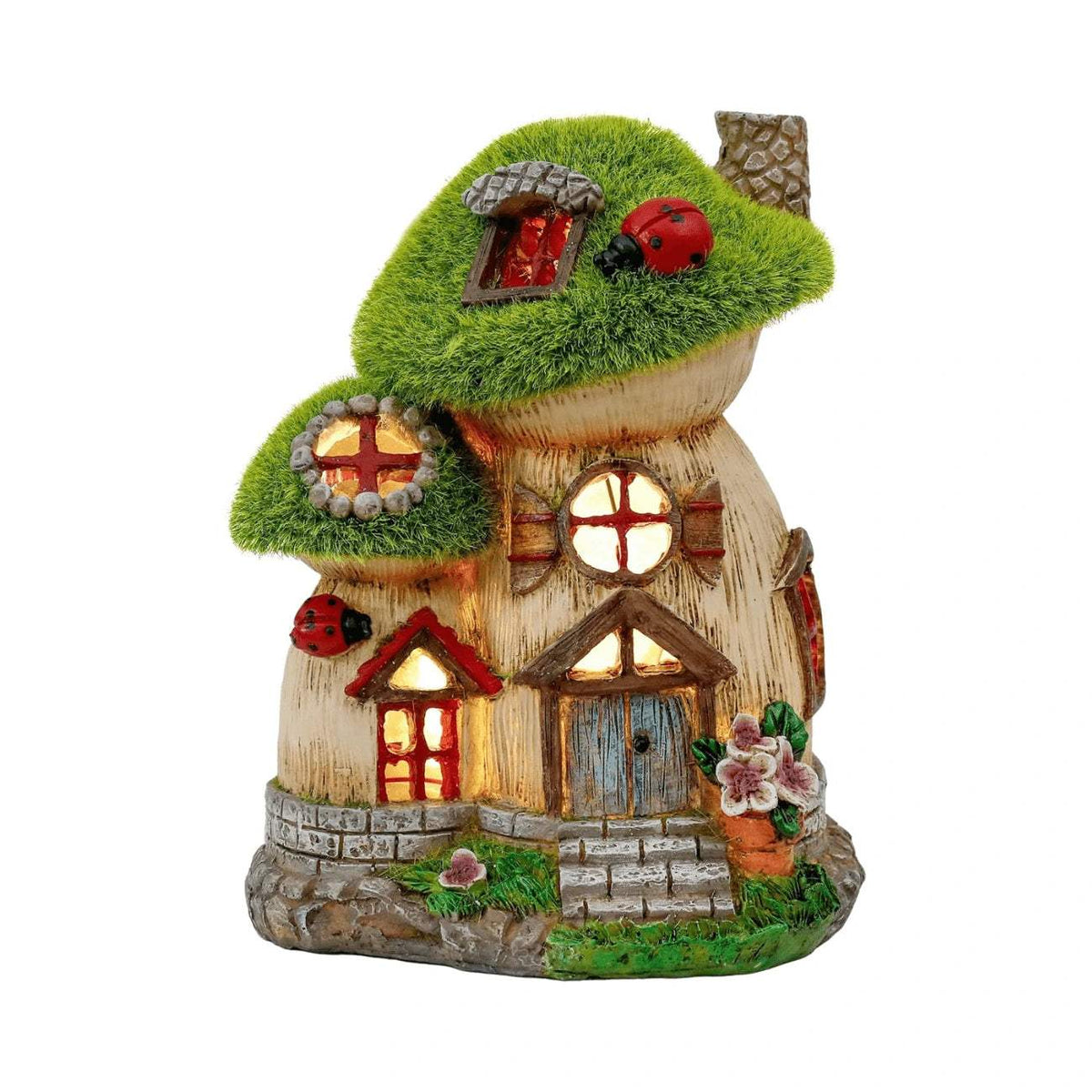 Green Fairy House Garden Decor