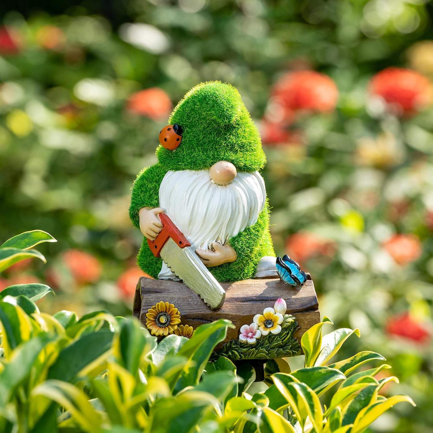 Woodworker Gnome Garden Figurine