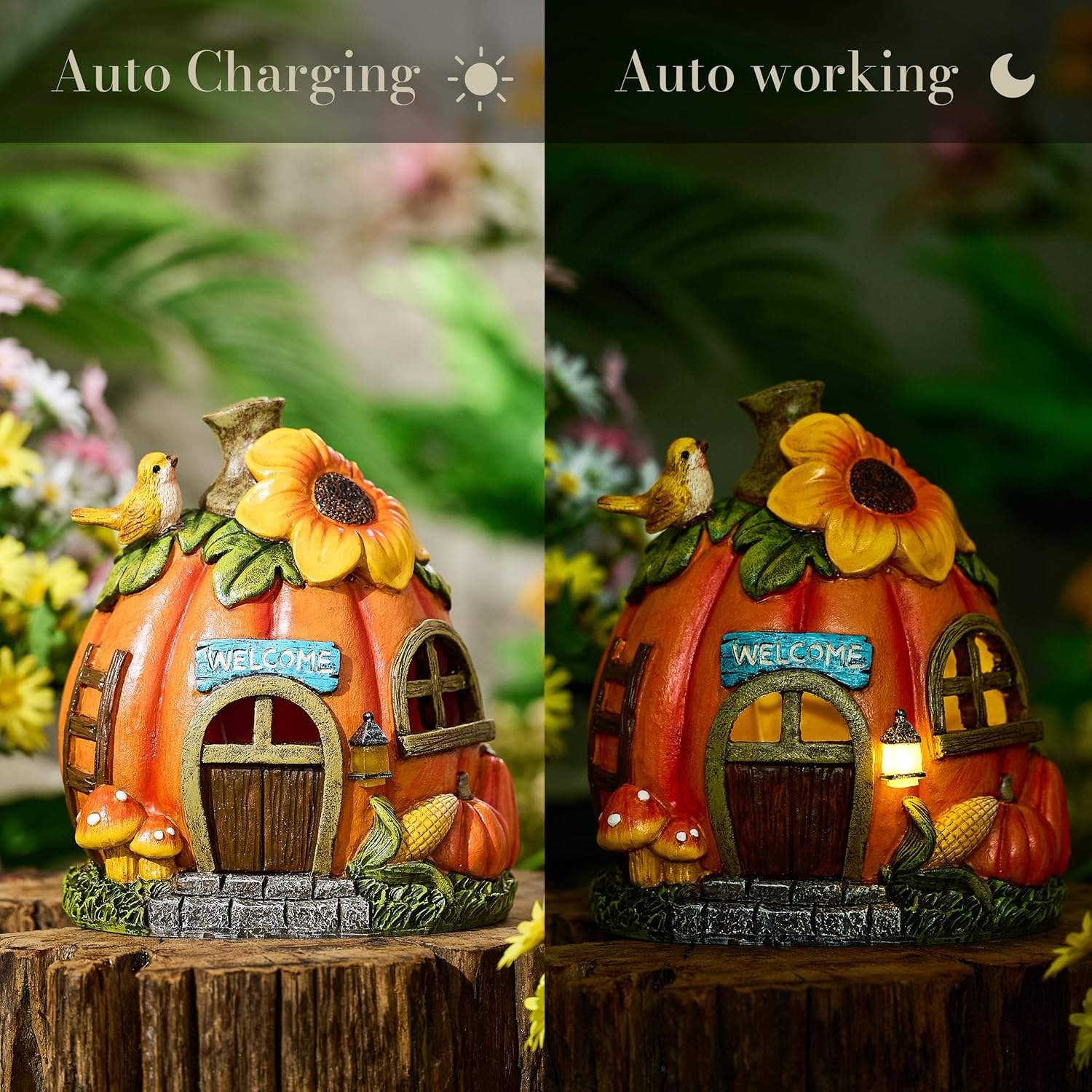 Garden Pumpkin House Decoration