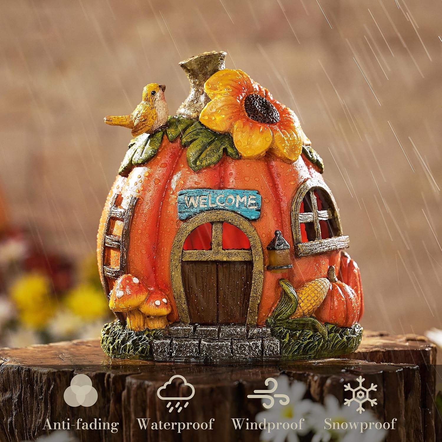 Garden Pumpkin House Decoration