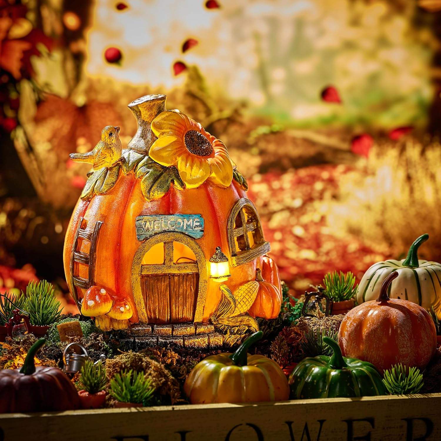 Garden Pumpkin House Decoration